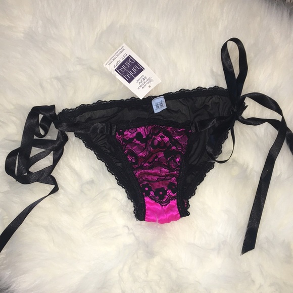 NWT Hanky Panky Cotton Lace Tie bikini Sexy - Picture 3 of 5
